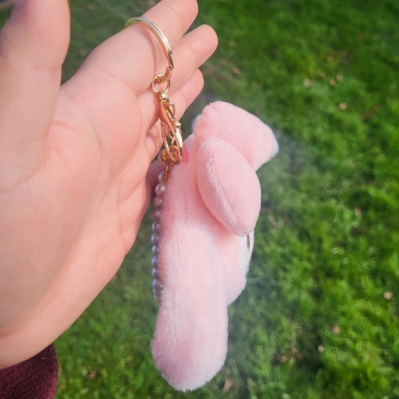 NEW My Melody Sanrio Plush Keychain - Picture 2 of 3